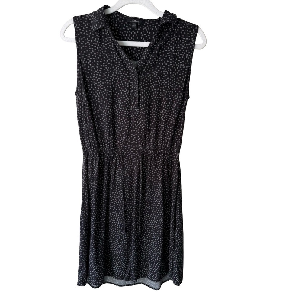 Mavi Black and White Sleeveless V-Neck Sundress Women’s S